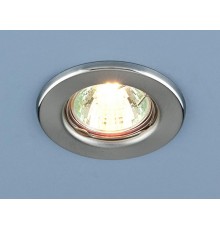 Светильник точечный встраиваемый 9210 MR16 SCH хром сатинированный  a030079  Elektrostandard