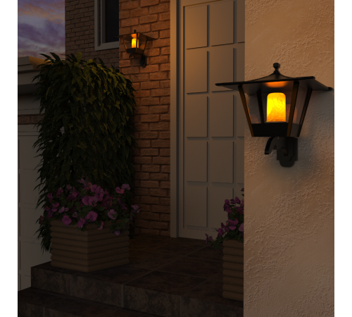 Лампа светодиодная Black LED T65 Flame 5W E14 20-80lm 1500K  157401105  Gauss