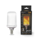 Лампа светодиодная Black LED T65 Flame 5W E14 20-80lm 1500K  157401105  Gauss