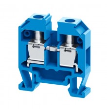 Мини-клемма проходная винтовая OptiClip CMT-4-I-BU-32A-(0,2-4)-синий  331804  КЭАЗ