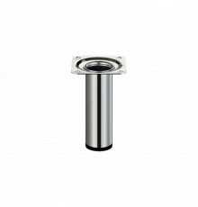 Ножка металл.круглая, нерегулир, D30х150мм, никель - накл.   151278  Tech-KREP