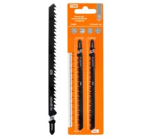 Пилки для электролобзика по дереву, HCS, 110х4 мм, быстрый рез, T344D, 2 шт, "Рубин", TDM  SQ1089-0208  TDM