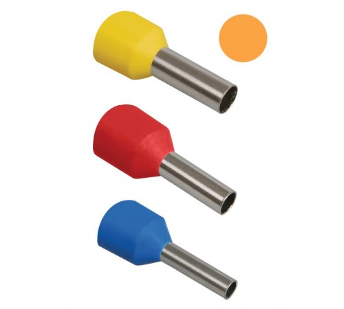 Наконечник НШВИ 0,5-8 оранжевый (100шт/упак)  UGN10-D05-02-08  IEK