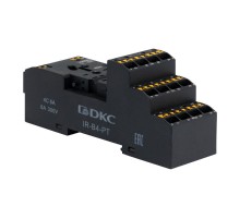 Базовый пассивный элемент для установки одиночных реле, до 230 В АС \ DC  IR-B4-PT  DKC