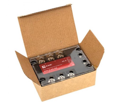 Реле твердотельное трехфазное RTP-60-DA PROxima  rtp-3-60-da  EKF