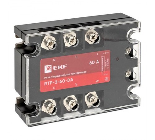Реле твердотельное трехфазное RTP-60-DA PROxima  rtp-3-60-da  EKF