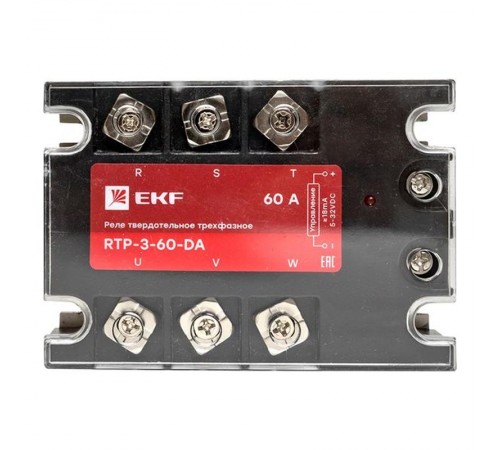 Реле твердотельное трехфазное RTP-60-DA PROxima  rtp-3-60-da  EKF