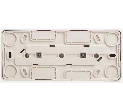 Этюд Кремовый О/У Розетка 3-ая с заземлением без шторок 16А 250B  PA16-011K  SE