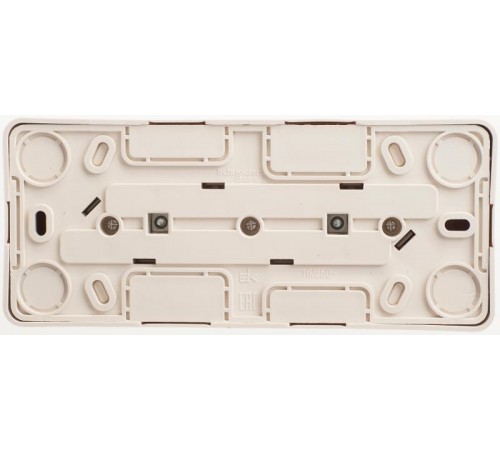 Этюд Кремовый О/У Розетка 3-ая с заземлением без шторок 16А 250B  PA16-011K  SE