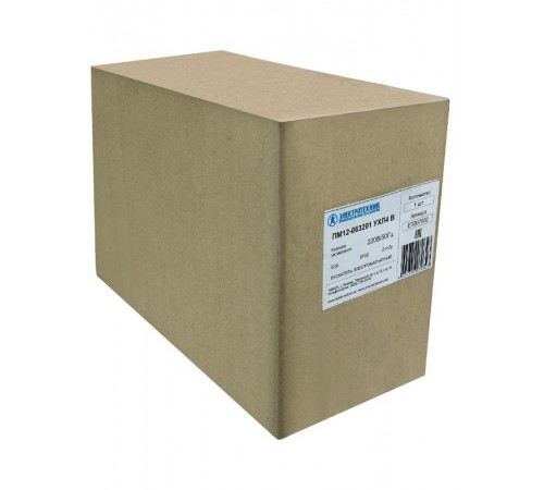 ПМ12-063201 УХЛ4 В, 220В/50Гц, 2з+2р, 63А, нереверсивный, с реле РТТ-231 53,5-63,0А, IP00, пускатель электромагнитный (ЭТ)  ET007032  Электротехник