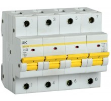 Выключатель автоматический четырехполюсный ВА47-150 125А D 15кА KARAT  MVA50-4-125-D  IEK