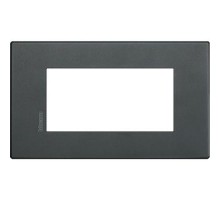 Axolute. Рамка Air, итальянский стандарт 4 мод. Цвет "Эклипс"  HW4804XN  Legrand