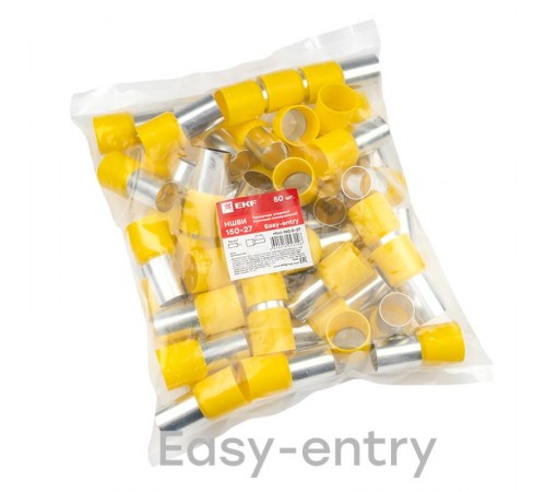 Наконечник штыревой втулочный НШвИ 150-27 (50шт.) EKF   nhvi-150.0-27   EKF