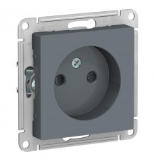 AtlasDesign Грифель Розетка без заземления со шторками, 16А, механизм  ATN000749  SE