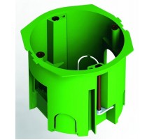 Коробка установочная 68х60 металлические лапки, с саморезами (для полых стен)  КУ1205  HEGEL