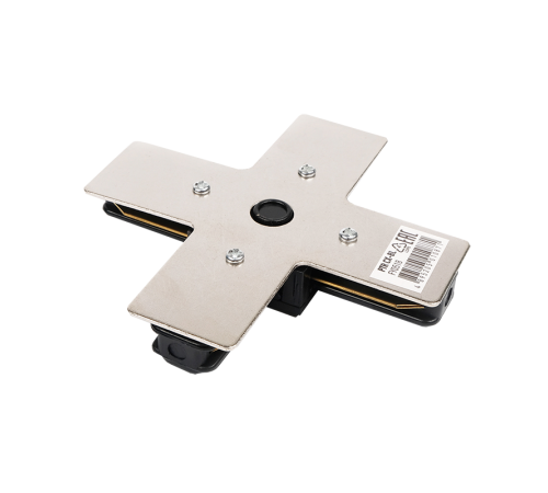 Коннектор для накладного шинопровода PTR CX-BL чёрный X -образный  5010871  Jazzway
