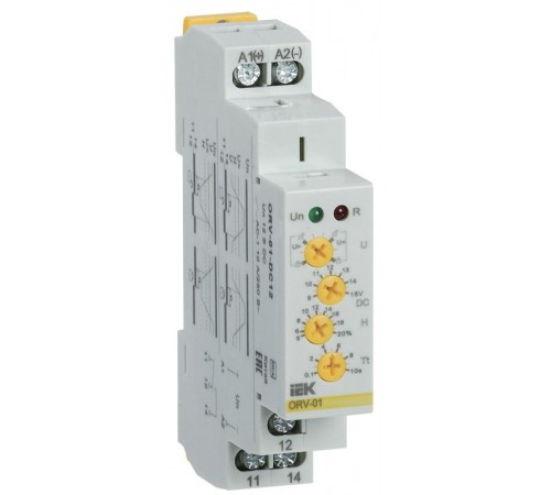 Реле напряжения ORV. 1ф 12 В DC  ORV-01-DC12  IEK
