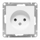 Механизм розетки, 16А, без заземления, без шторок, белый Эпика EKF  UP1-SOW-100  EKF