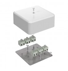 Коробка огнестойкая для кабель-канала Е15-Е120 103х103х45 IP42  12p, 2.5 мм.кв. 40-0470-FR2.5-12  Промрукав