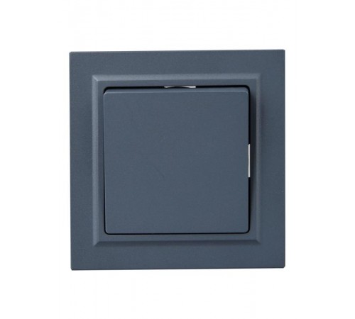 BRITE Выключатель 1-клавишный 10А в сборе ВСР10-1-0-БрМ маренго  BR-V10-0-10-K35-F  IEK