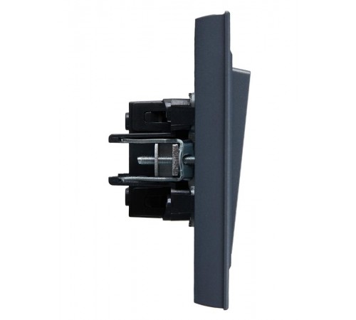 BRITE Выключатель 1-клавишный 10А в сборе ВСР10-1-0-БрМ маренго  BR-V10-0-10-K35-F  IEK