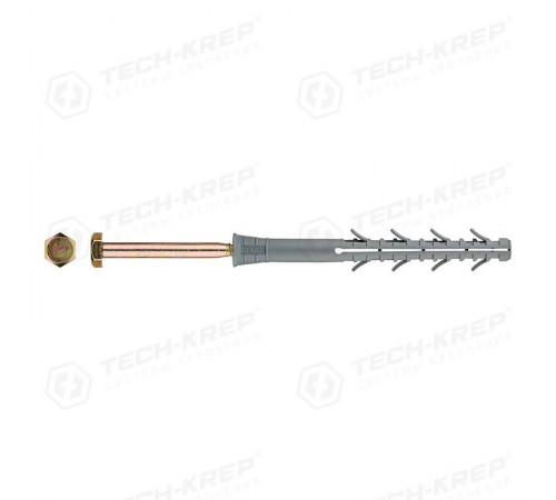 Фасадный дюбель TSX 10х120 (6 шт)- пакет ( 0,235 кг)  127601  Tech-KREP