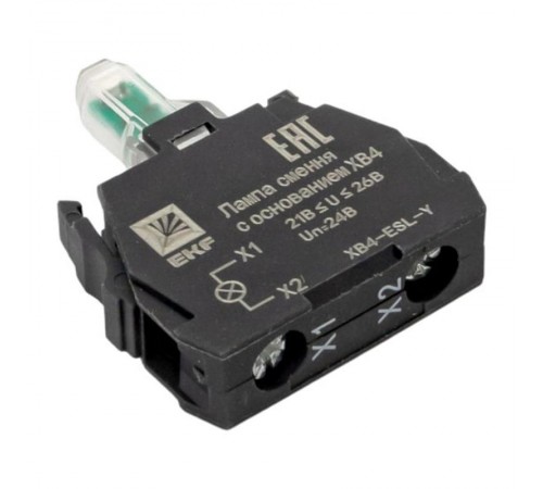 Лампа сменная c основанием XB4 желтая 24В EKF PROxima    XB4-ESL-Y   EKF 