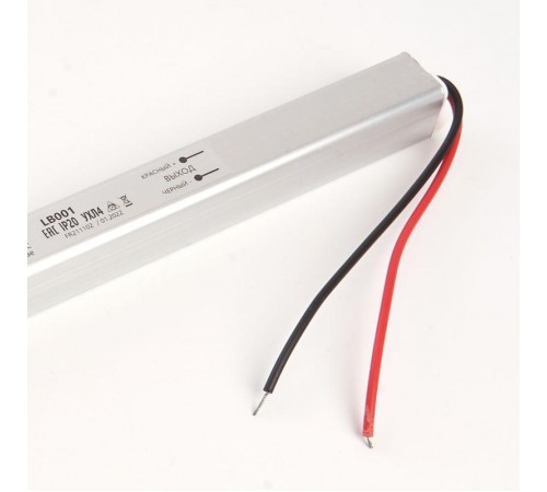 Трансформатор электронный для светодиодной ленты LB001  36W 12V 260*18*17мм (ультратонкий драйвер)  41343  Feron