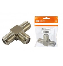 Соединитель кабеля тройник гнезда, инд. упаковка   SQ1809-0017  TDM