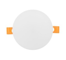 Светодиодный встраиваемый даунлайт безрамочный ДВО 1102 круглый 10Вт 4000K IP20 LUMA  DLL-1102-R-10-4000  EKF