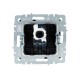 BRITE Розетка компьютерная RJ45 кат.6 РК11-БрЧ черный  BR-K10-2-K02  IEK