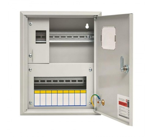 Щит учетно-распределительный навесной счетчик на дин-рейку ЩРУН 1/9 Э с окном (ВхШхГ) 360x280x110мм IP31 PROxima  mb23-1/9e  EKF