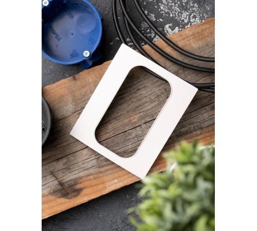 Стокгольм Рамка для розетки 2-местная белая PROxima  EYM-G-304-10  EKF