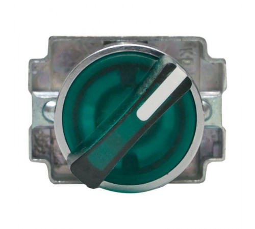 Переключатель ANC-22 2P зеленый с подсветкой 220В NO+NC  PROxima  xb2-bk21-g-230  EKF