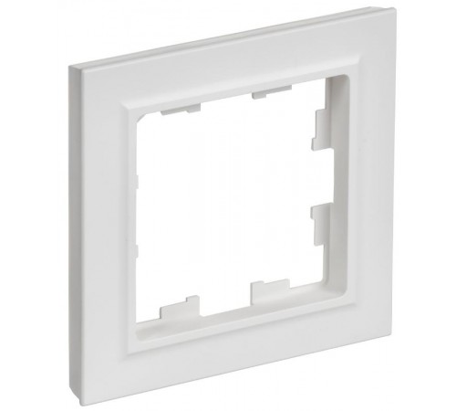 BRITE Рамка 1-местная РУ-1-БрАБ арктический белый   BR-M12-K91  IEK
