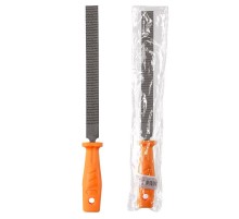 Рашпиль плоский длина 200 мм, пластиковая рукоятка "Рубин"  SQ1026-0232  TDM