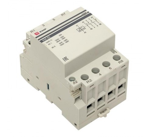 Контактор модульный КМ 63А 2NО+2NC (3 мод.) PROxima km-3-63-22  EKF