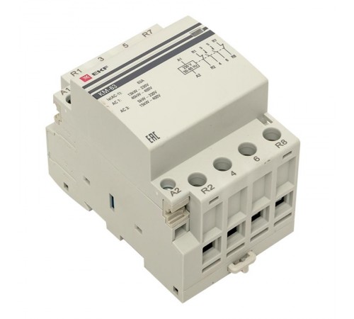 Контактор модульный КМ 63А 2NО+2NC (3 мод.) PROxima km-3-63-22  EKF