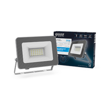 Прожектор светодиодный Qplus 20W 1700lm 6500K 200-240V IP65 графитовый LED 1/20  690511320  Gauss