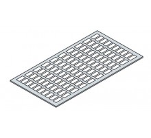 Держатель маркировки 18 DIN-модулей L=325 (20шт)  EH2118  ABB