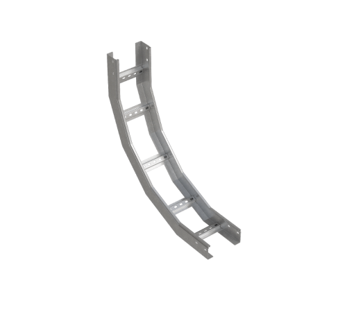 Угол лестничный вертикальный внутренний 90 гр. 80х100х1,5 мм R600 INOX304 N  LNL90-80-100-1.5-R600 INOX304 N  КМ-профиль