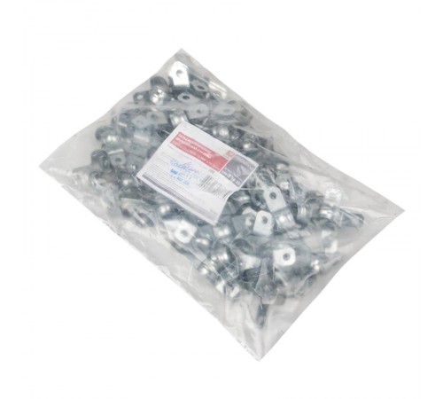 Скоба металлическая двухлапковая СМД d 14-15мм. (100шт.) EKF PROxima  sm-2-14-15  EKF