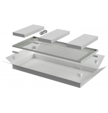 LINEA E Дверь перфорированная 600мм шкафа 47U сер.  LE35-47U6X-DP  ITK