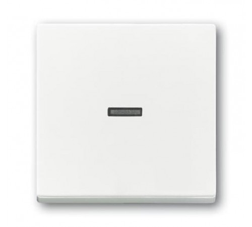 Клавиша для механизма 1-клавишного выключателя, с прозрачной линзой, Future/Axcent/Carat/Династия, альп. белый  2CKA001751A3151  ABB