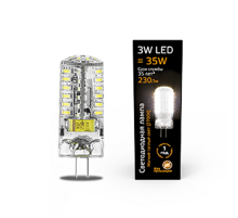 Лампа светодиодная LED 3Вт G4 AC150-265В 2700К  107707103  Gauss