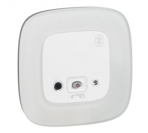 Valena ALLURE Белое стекло Рамка 1-ая  755541  Legrand