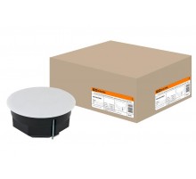 Коробка распределительная с/у 103х50 металлические лапки, с крышкой (для полых стен)  SQ1403-0007  TDM