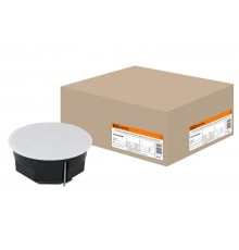 Коробка распределительная с/у 103х50 металлические лапки, с крышкой (для полых стен)  SQ1403-0007  TDM