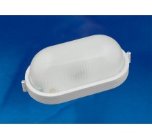 Светильник светодиодный пылевлагозащищенный для ЖКХ ULW-K23B 12W/6000K IP54 WHITE овал 6000K 1200Лм 210х105х80 мм белый пр-во РФ  UL-00005239  Uniel
