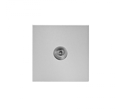 ArtGallery Алюминий Розетка TV коннектор, механизм  GAL000393  SE